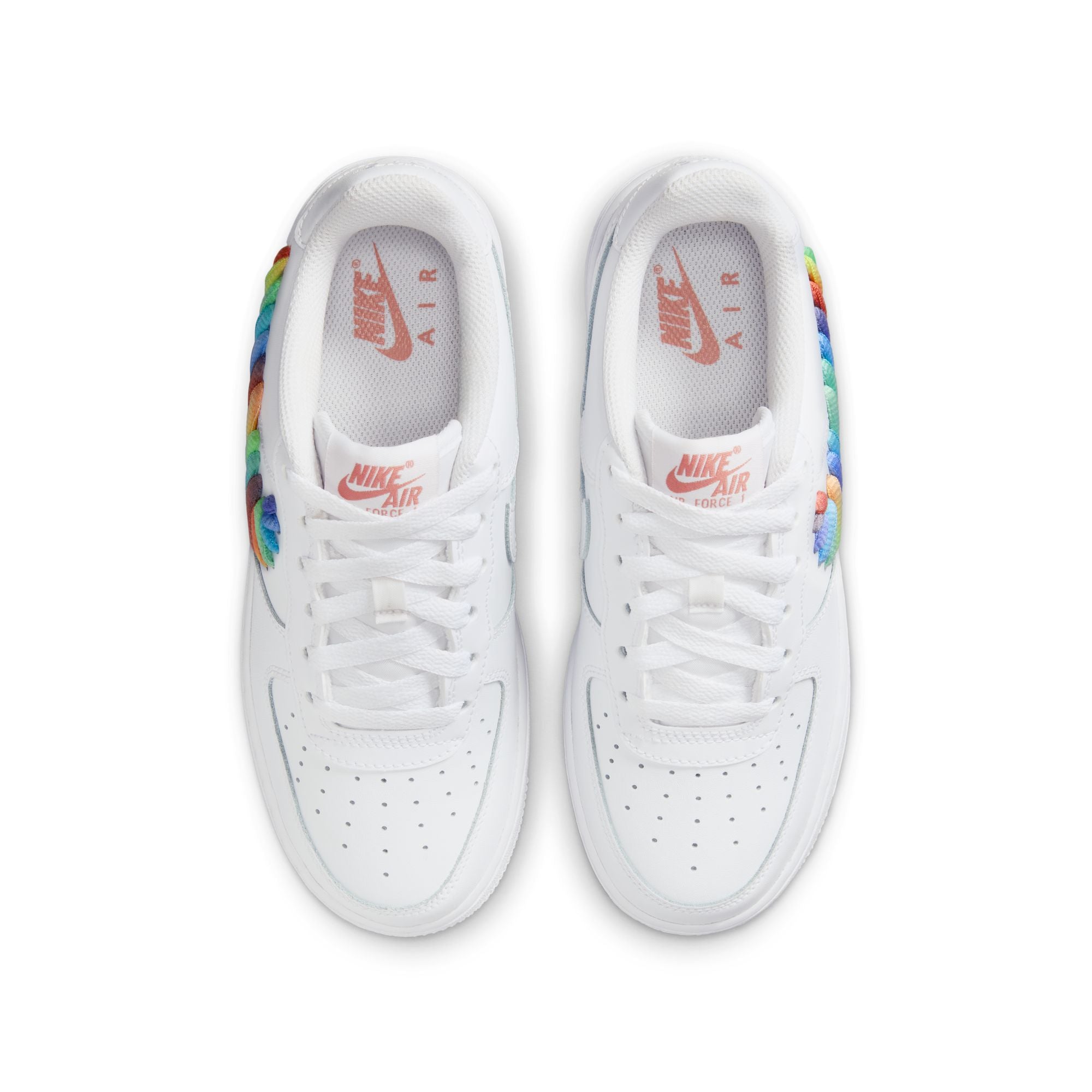 Nike Air Force 1 lv8 GS White/Multi-Color-Terra Blush FQ4948-100