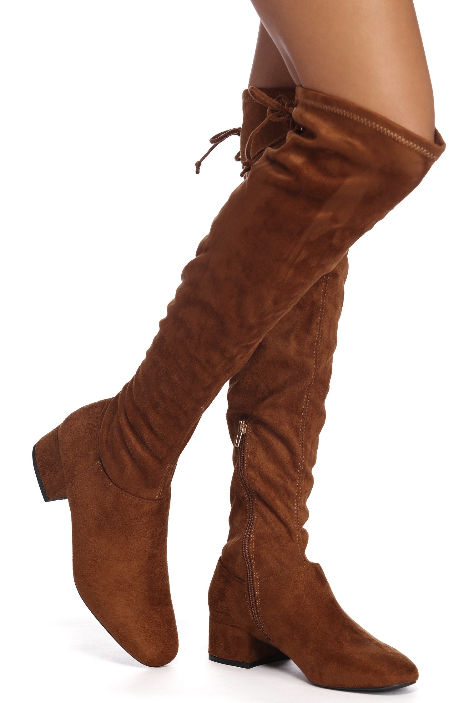 Get Low Faux Suede Boots