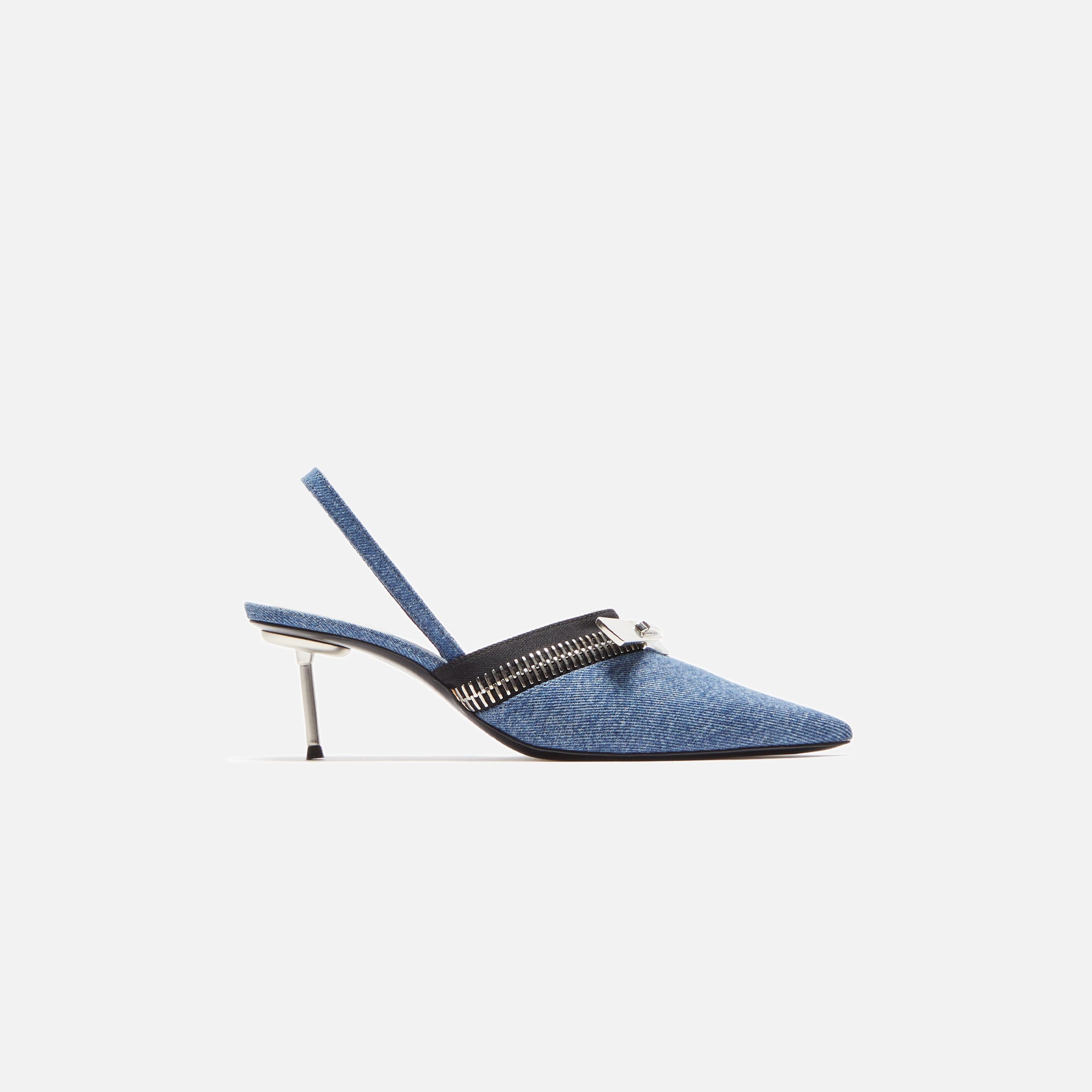 Coperni Denim Zip Stiletto - Washed Blue