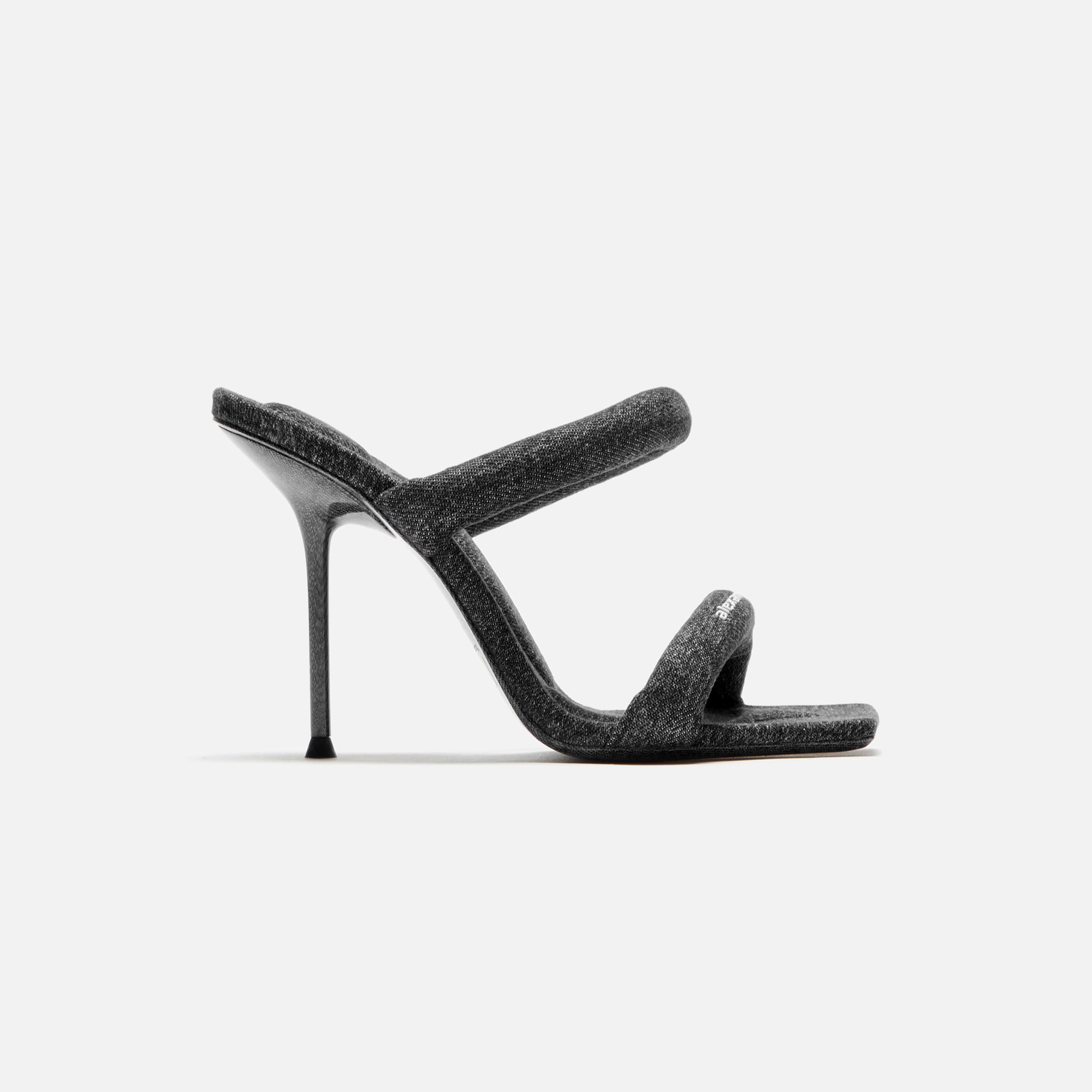 Alexander Wang Julie Tubular Sandal - Grey Aged Denim