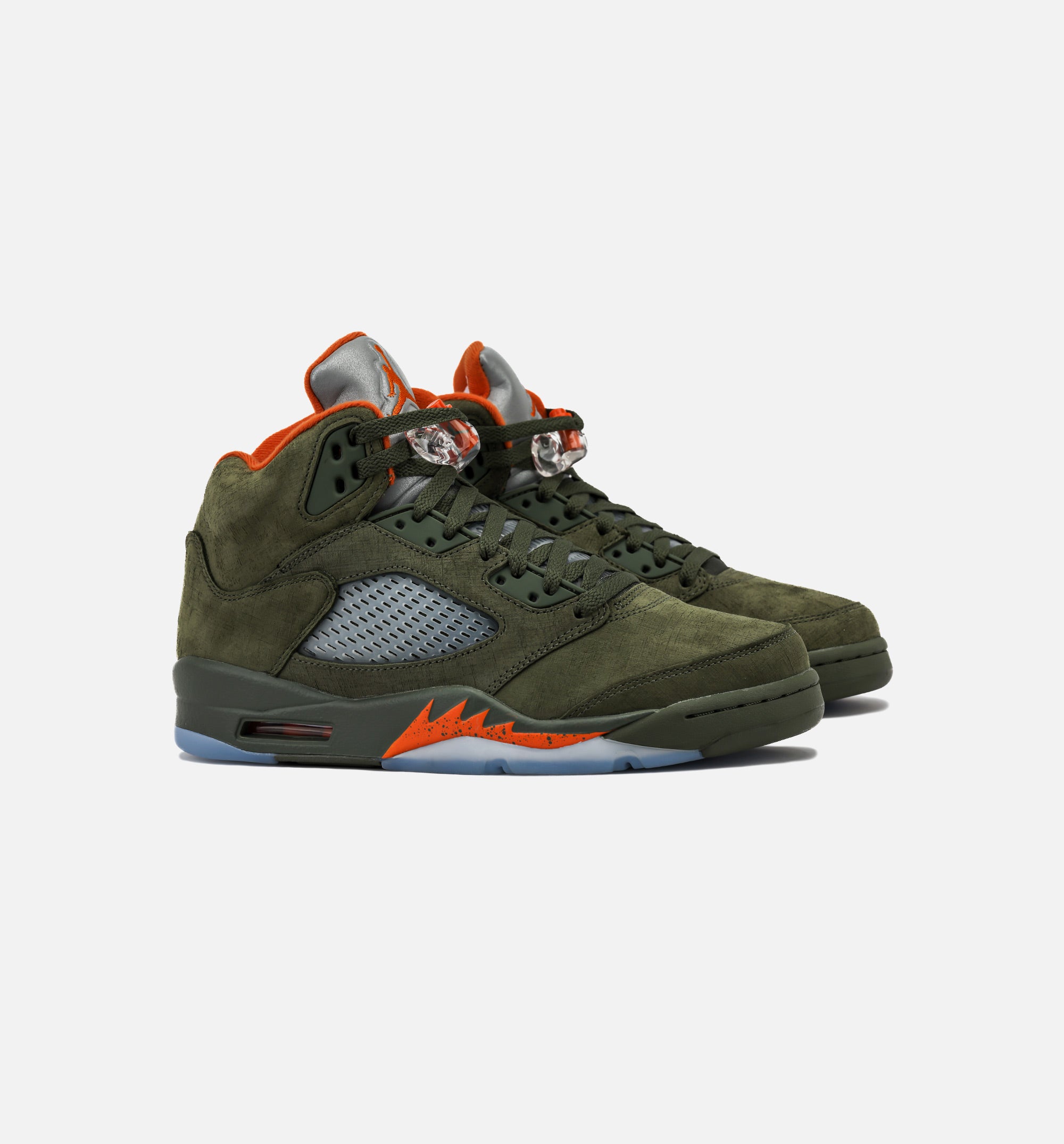 Air Jordan 5 Retro Olive Mens Lifestyle Shoe - Army Olive/Solar Orange