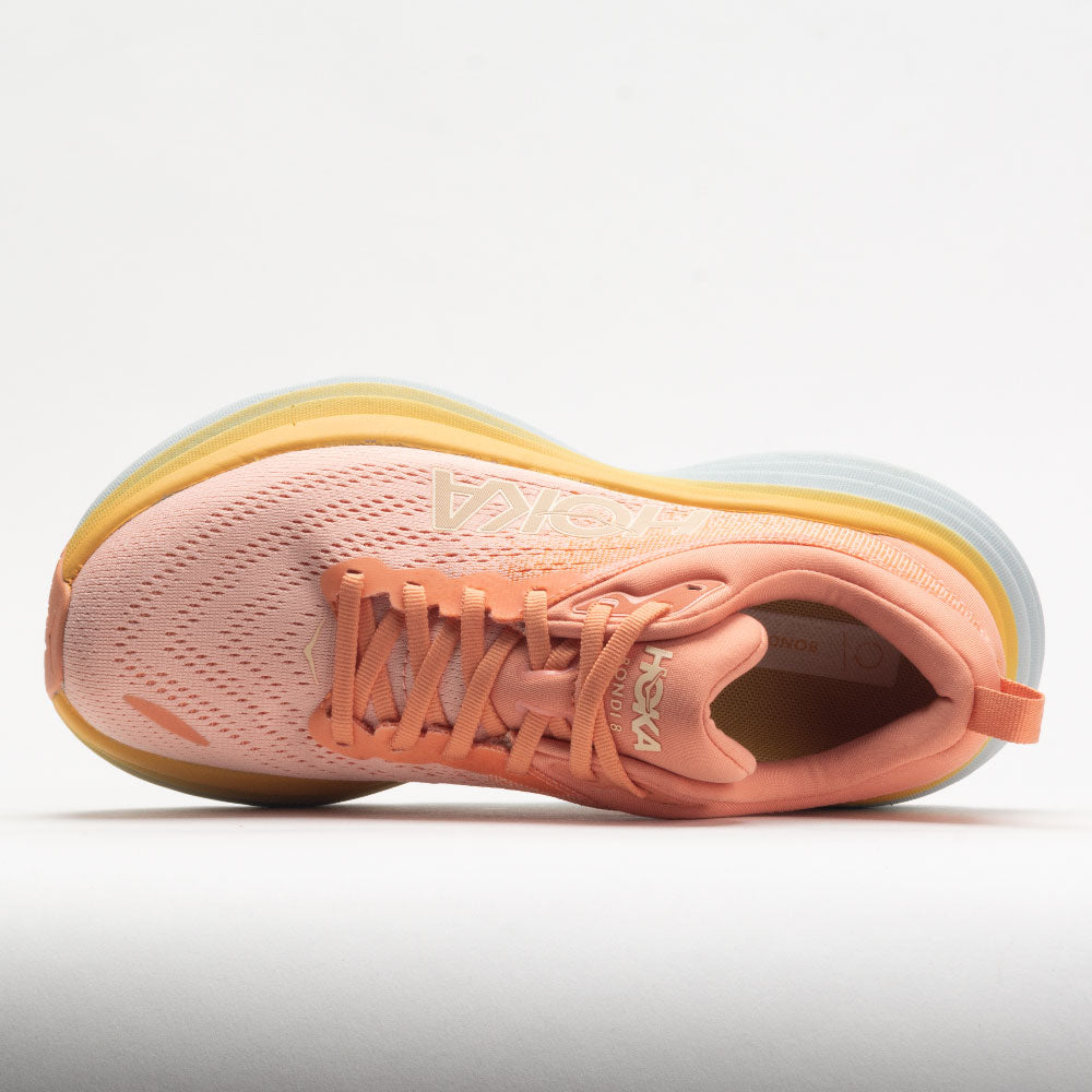 HOKA Bondi 8 Women's Shell Coral/Peach Parfait