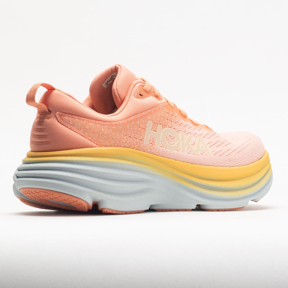 HOKA Bondi 8 Women's Shell Coral/Peach Parfait