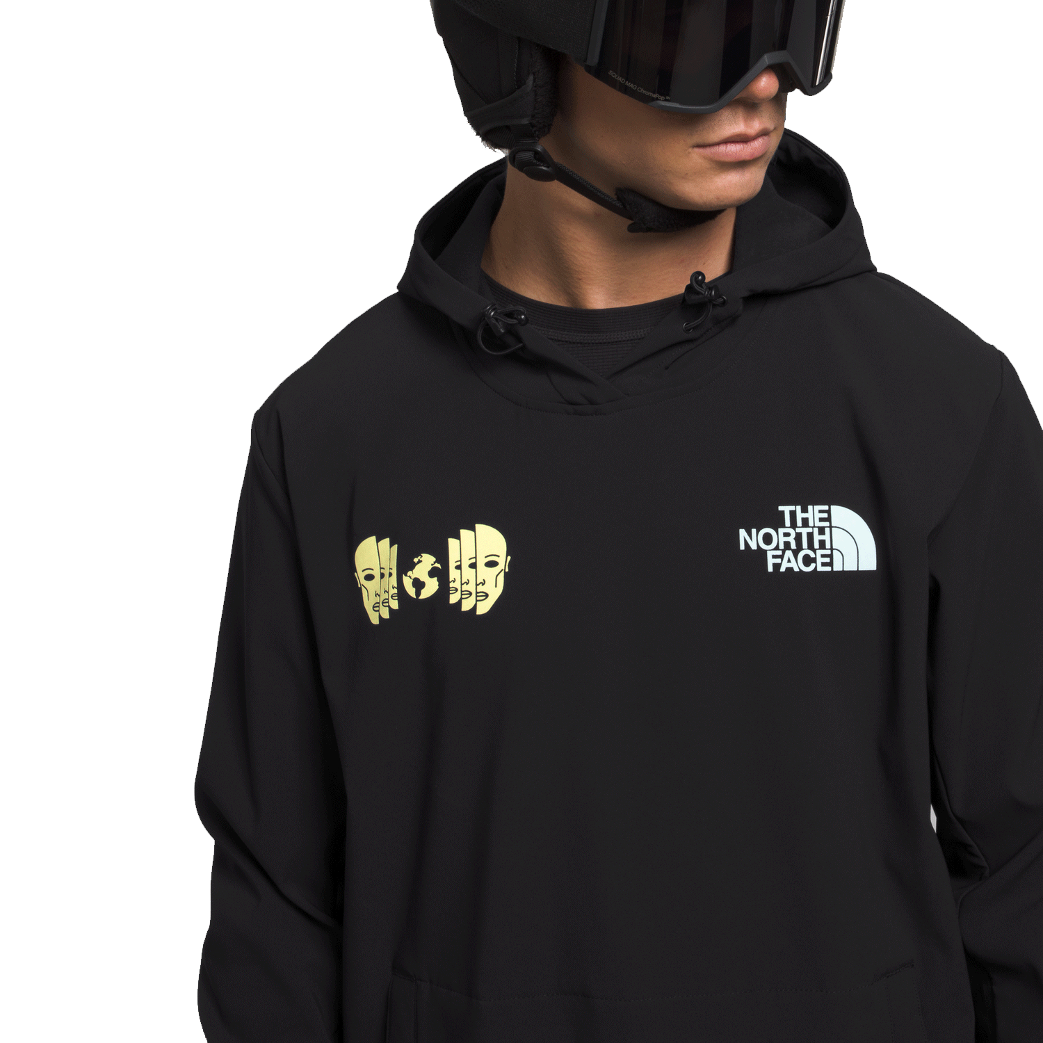 The North Face Tekno Logo Hoodie 2024 TNF Black/Sun Sprite