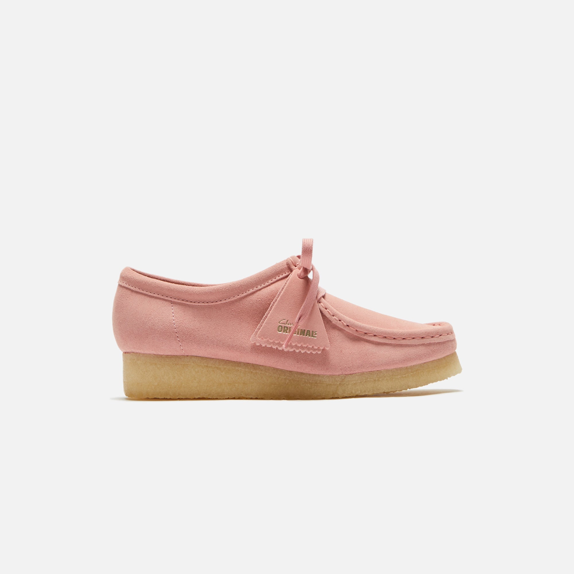 Clarks WMNS Wallabee - Blush Pink Suede