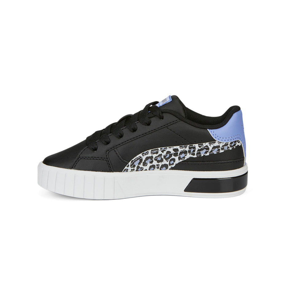 Cali Star Wild Leopard Lace Up Sneakers (Little Kid-Big Kid)