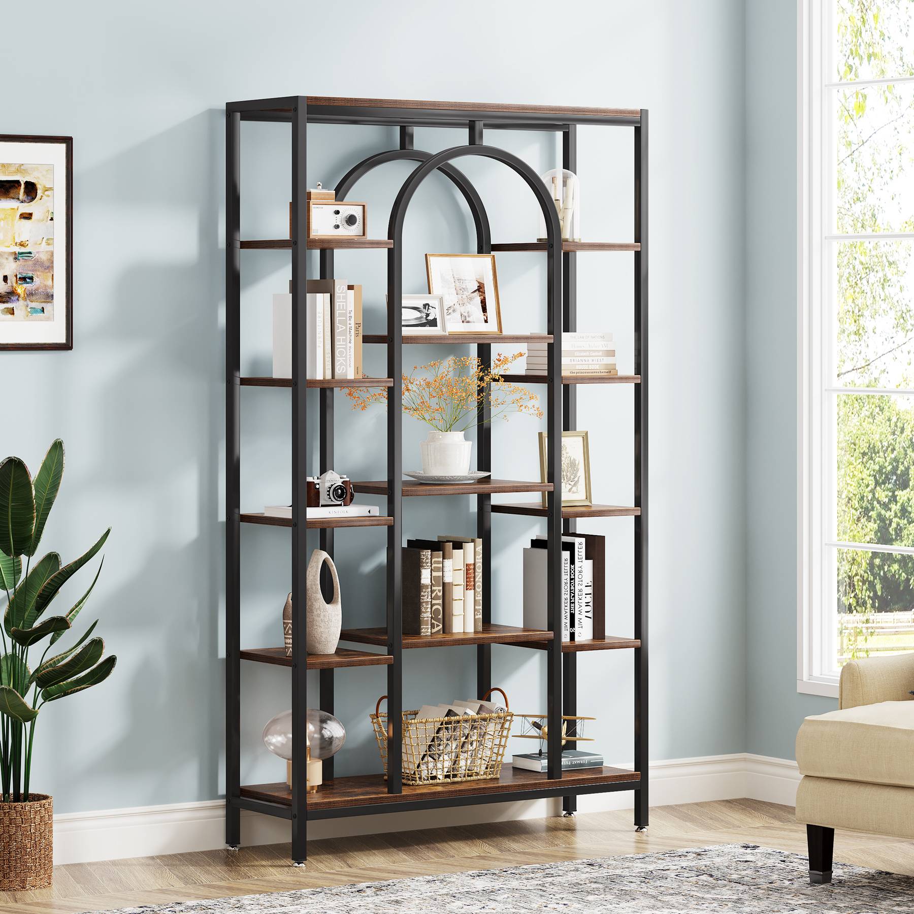 Freestanding Bookshelf, 70.9