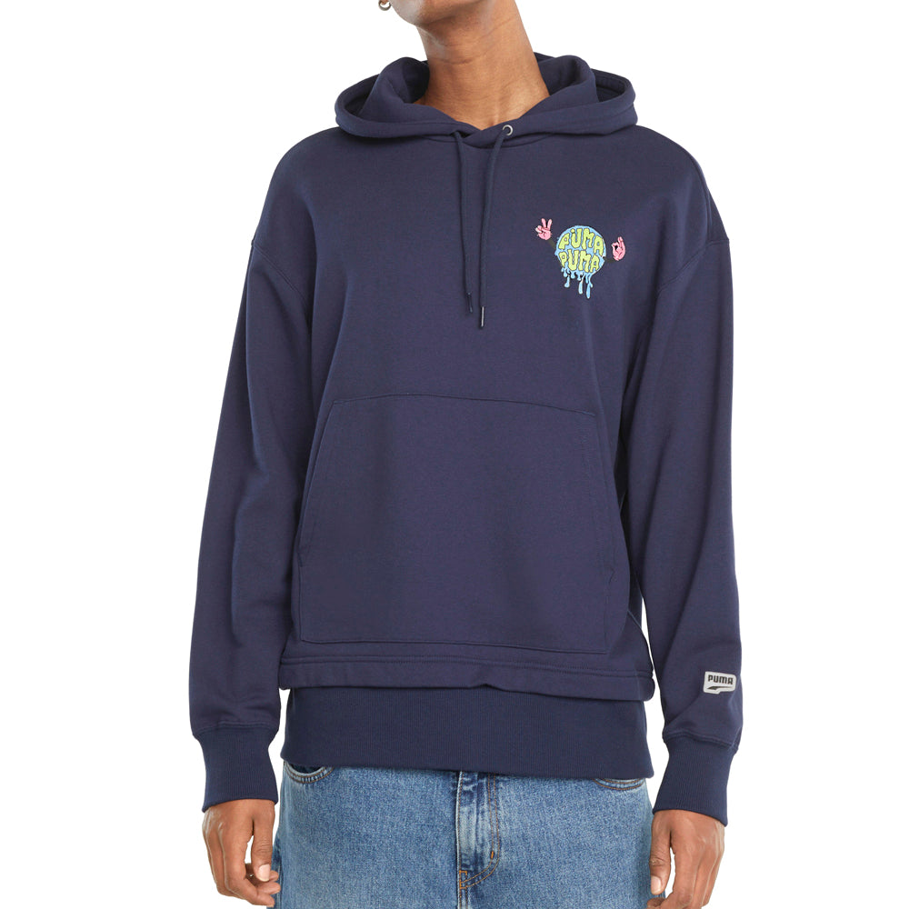 Downtown Graphic French Terry Pullover Hoodie