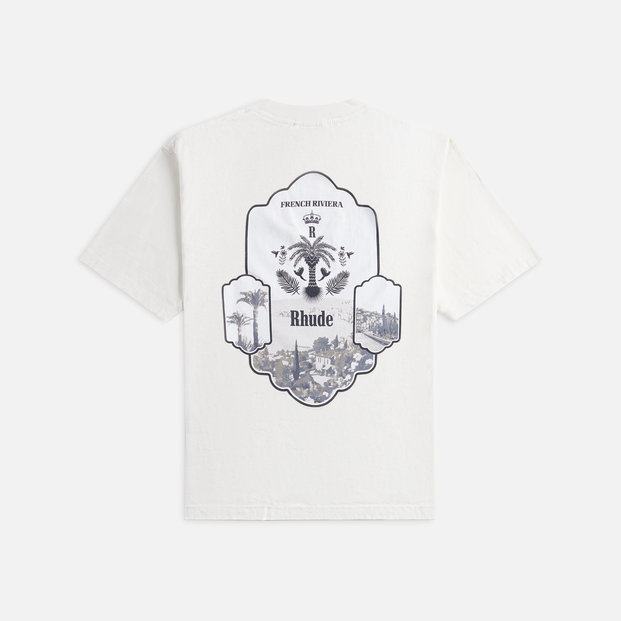 Rhude Azur Mirror Tee - Vintage White