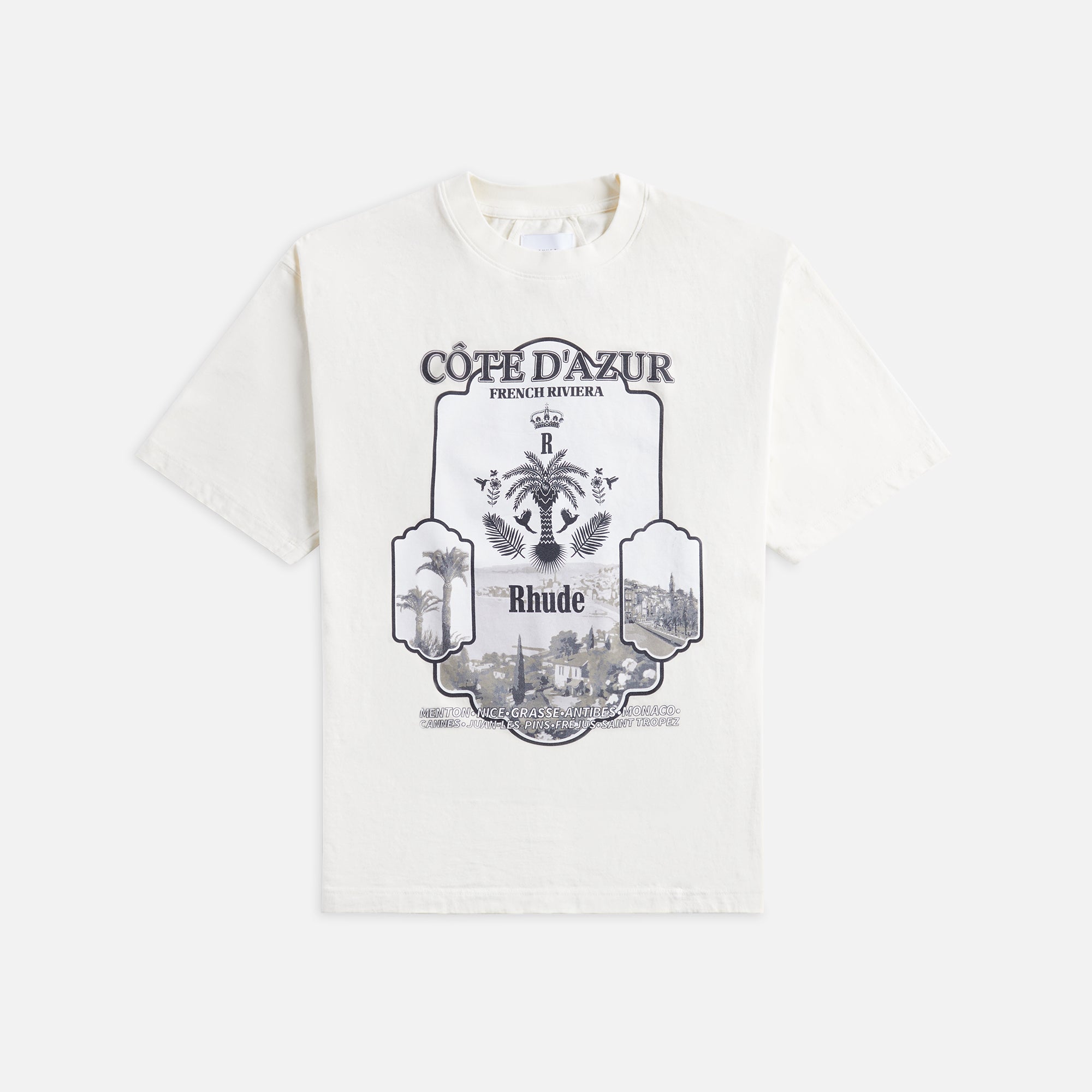 Rhude Azur Mirror Tee - Vintage White