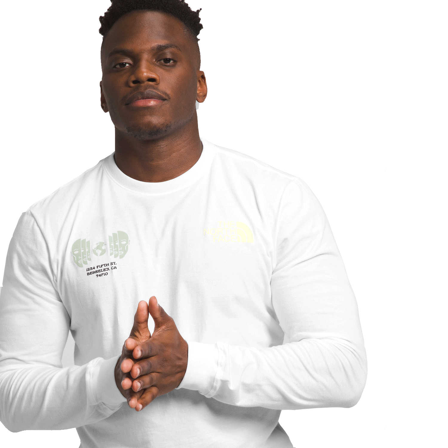 The North Face Brand Proud L/S Tee TNF White/Snow