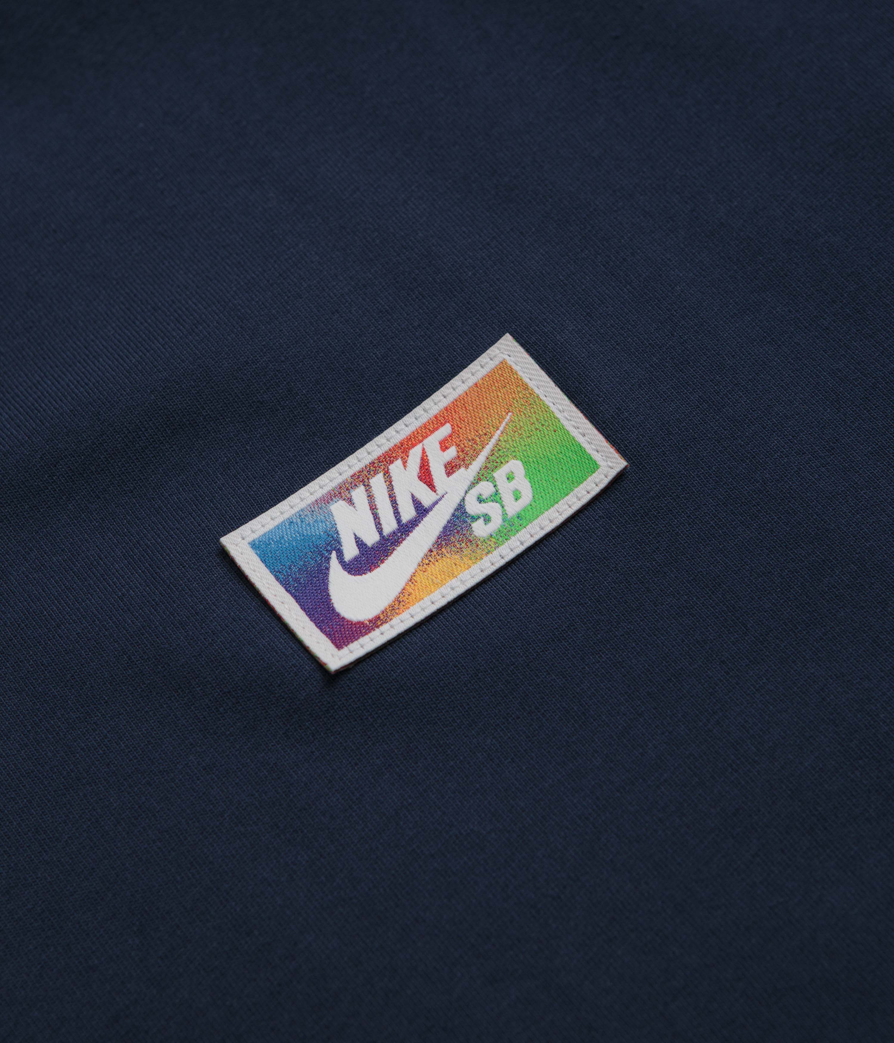 Nike SB Thumbprint T-Shirt - Midnight Navy