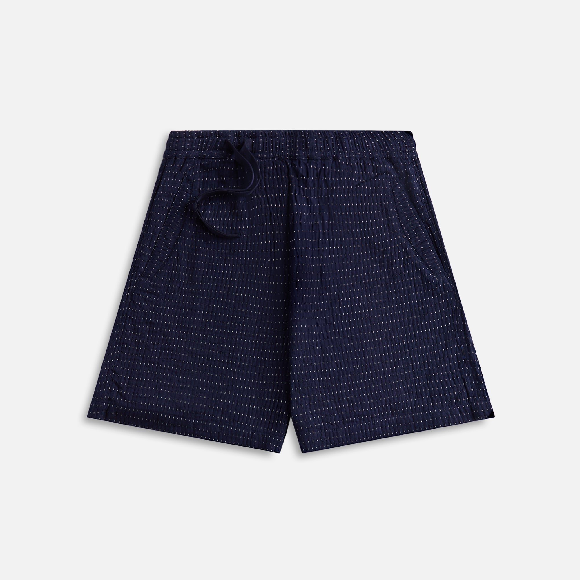 Maharishi Noragi Loose Asymmetrical Track Short - Indigo