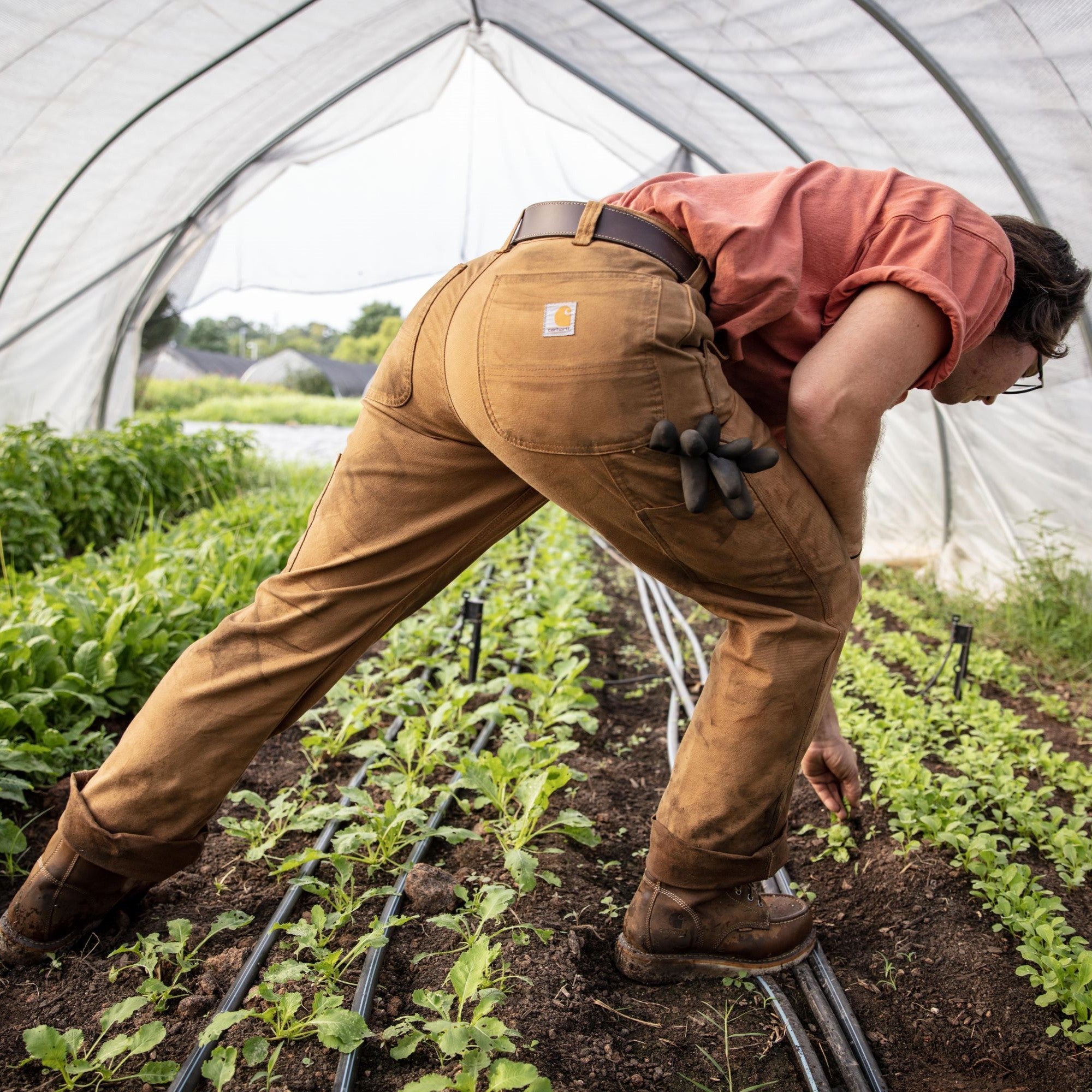 Carhartt Rugged Flex® Relaxed Fit Duck Dungaree_Gravel