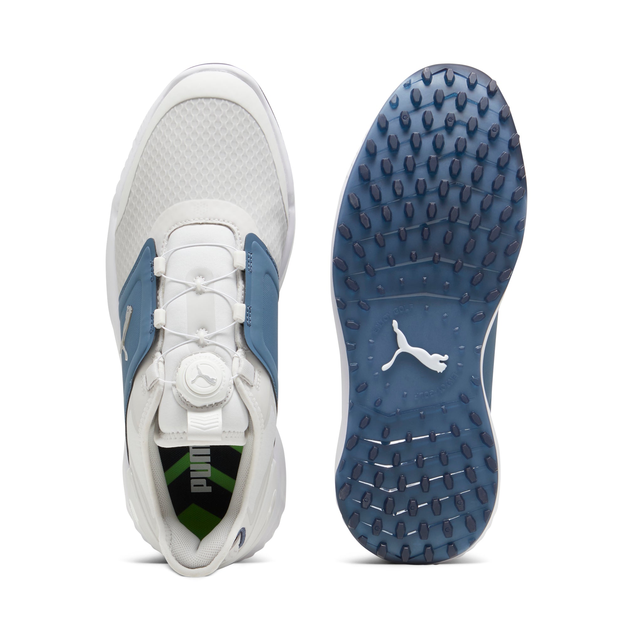 IGNITE ELEVATE DISC Spikeless Golf Shoes | Feather Gray / Evening Sky / Puma White