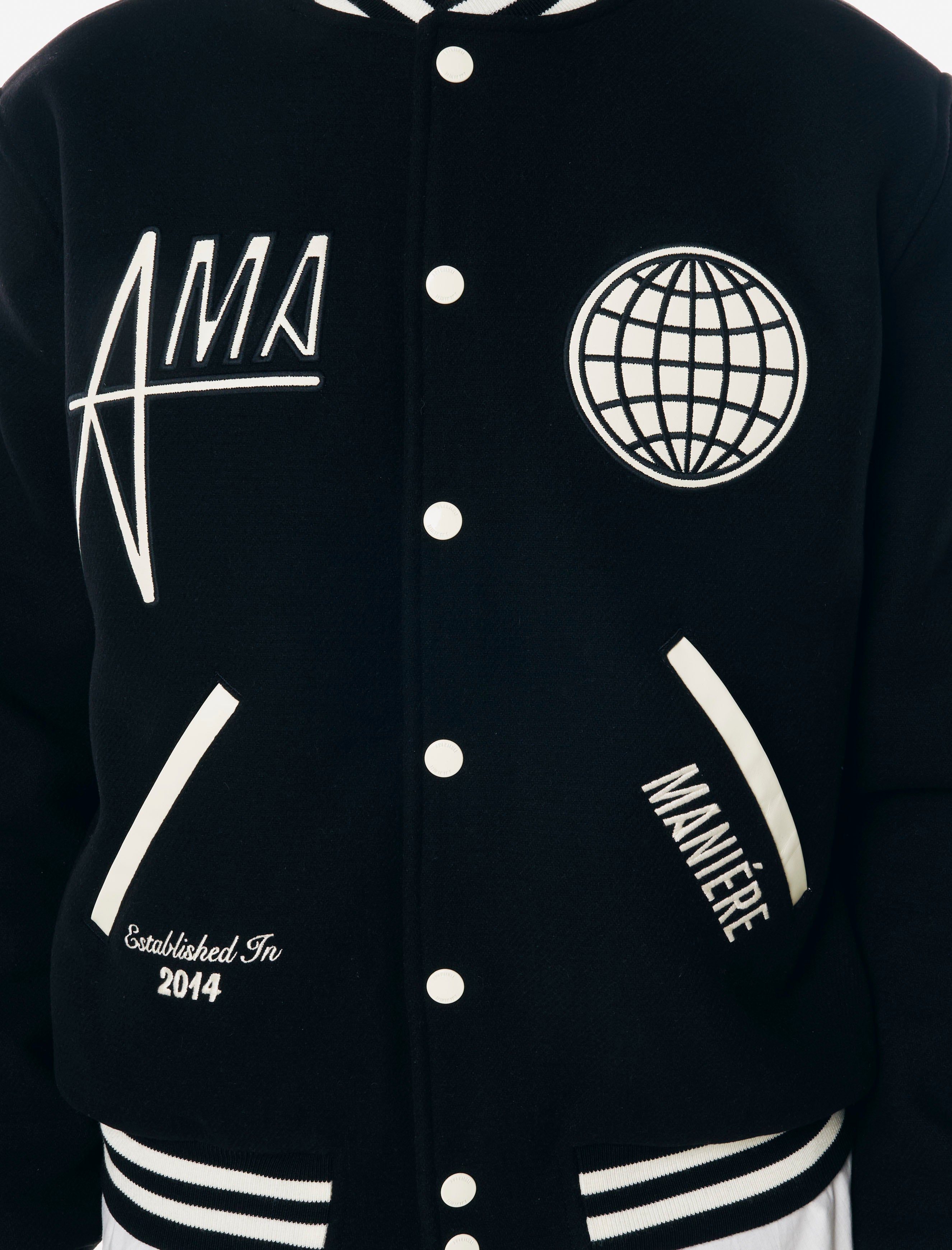 A MA MANIÉRE ANNIVERSARY VARSITY JACKET