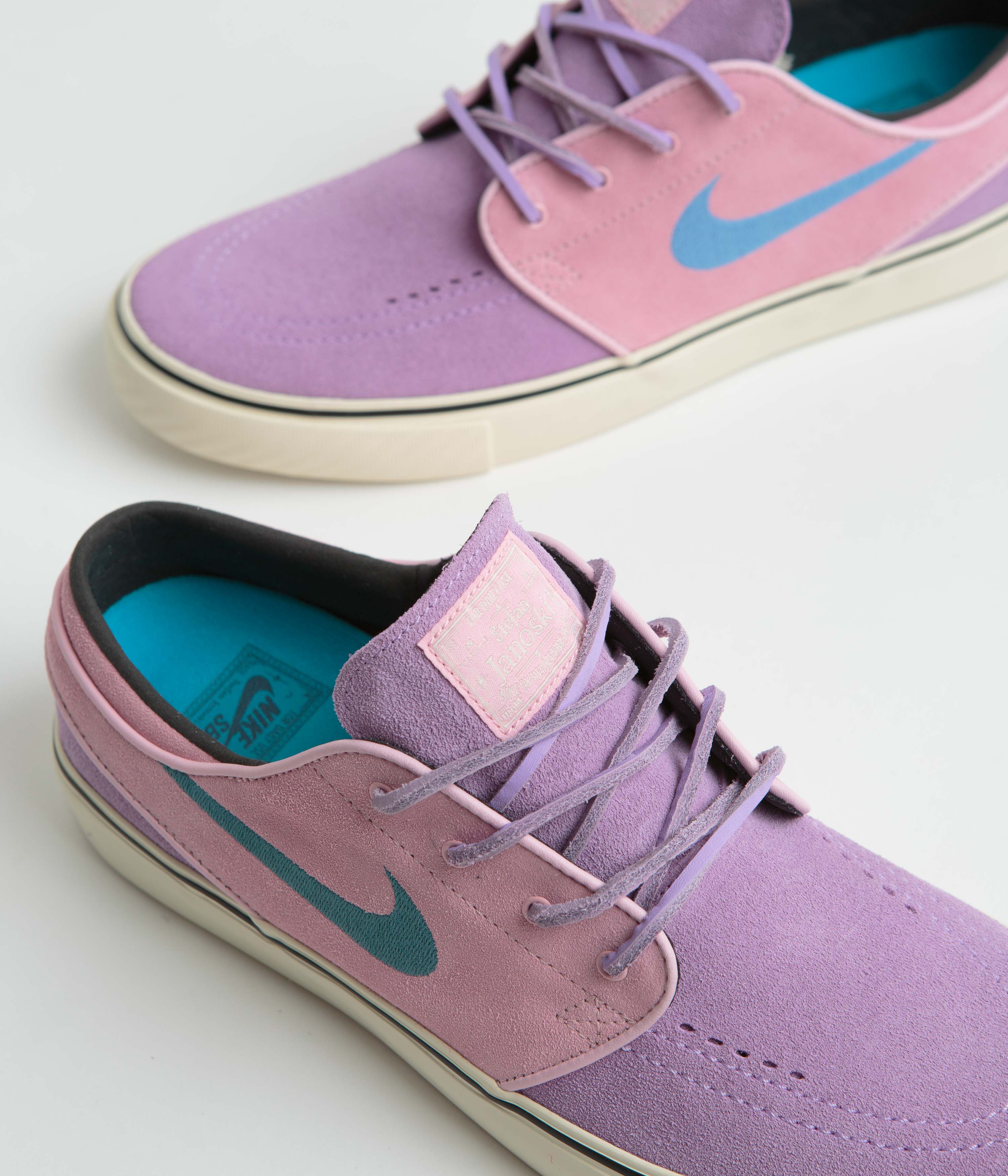 Nike SB Janoski OG+ Shoes - Lilac / Noise Aqua - Med Soft Pink