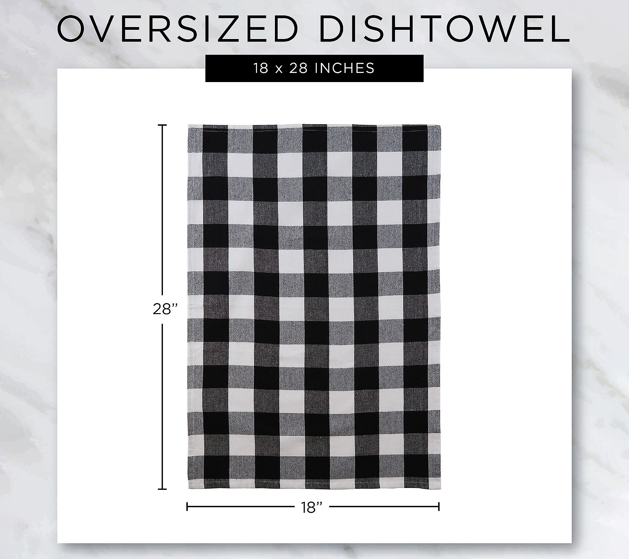 Design Imports Set of 6 Rainbow Kitchen Towels and Dishcloths