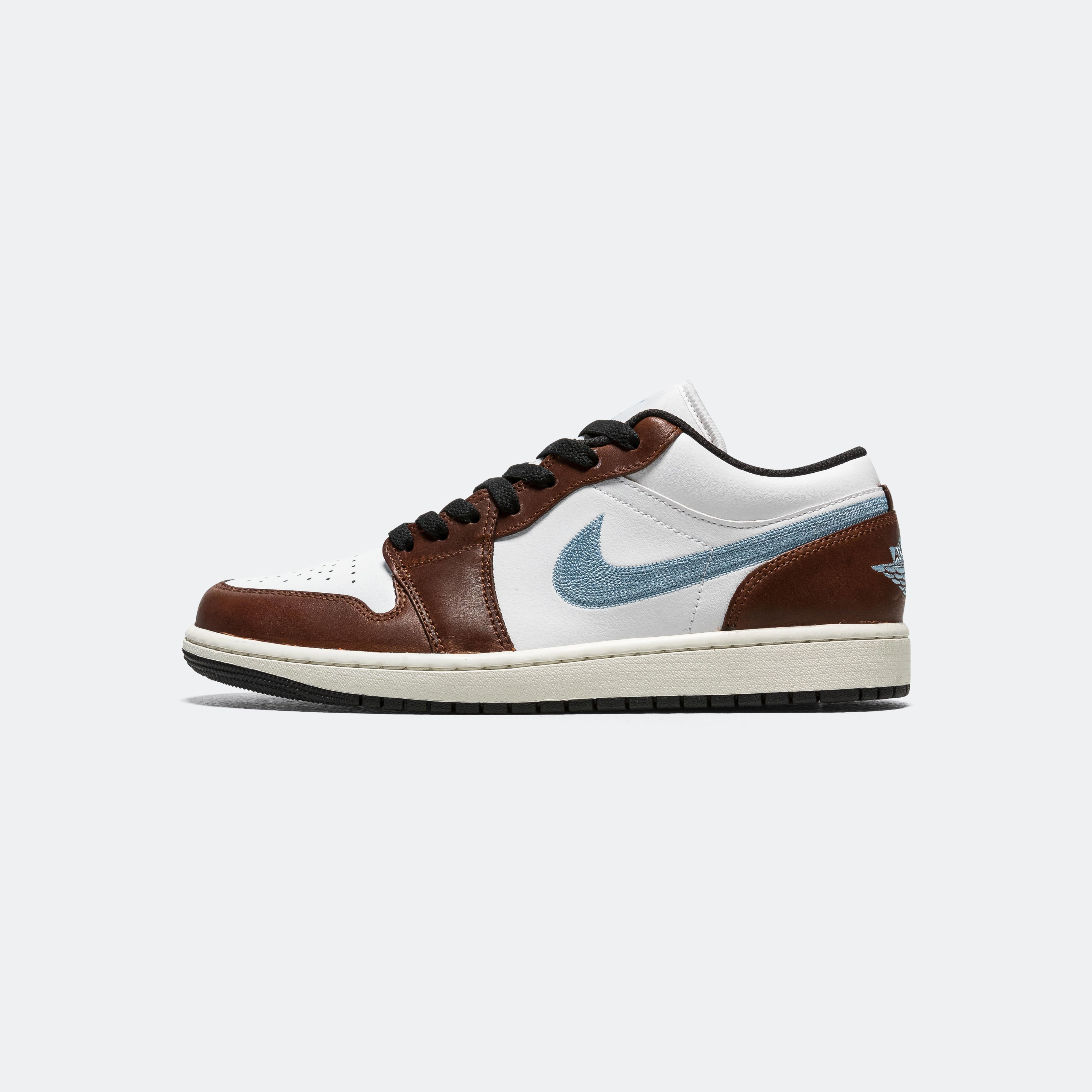 Air Jordan 1 Low SE - White/Blue Grey-Black-Sail