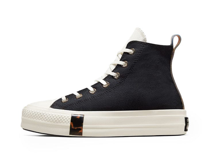 Converse Chuck T Plataforma Mujer Negro