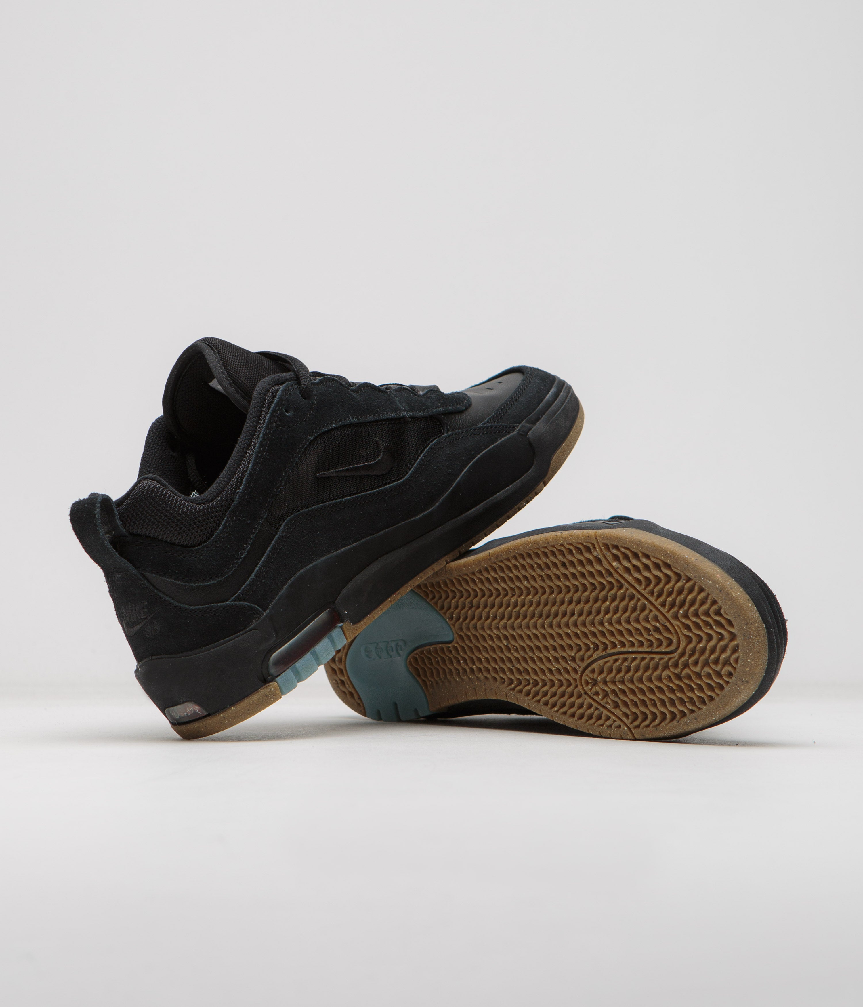 Nike SB Air Max Ishod Shoes - Black / Black - Anthracite - Black - Black