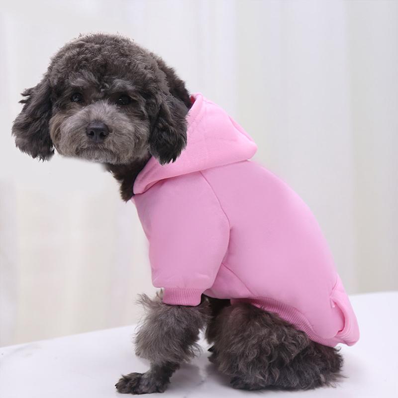 Winter Dog Hoodie With Pockets