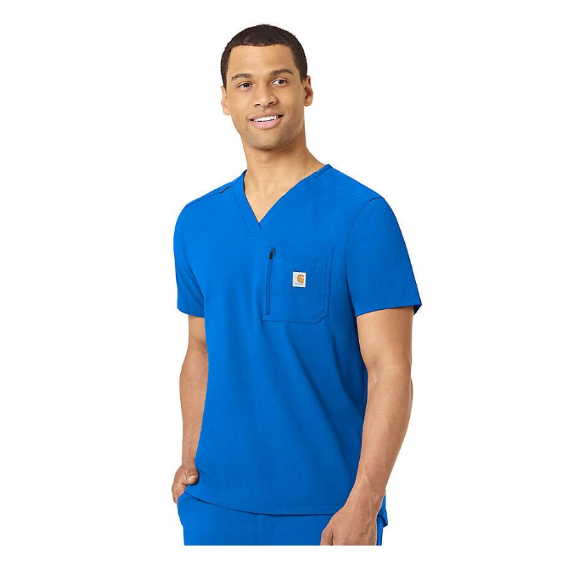 Carhartt Men's Rugged Flex® Modern-Fit Tuck-In Scrub Top