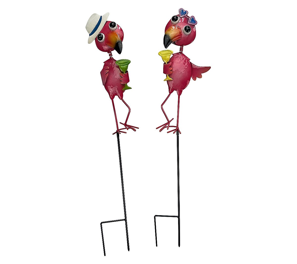 RCS Garden Stakes Flamingos Set of 2