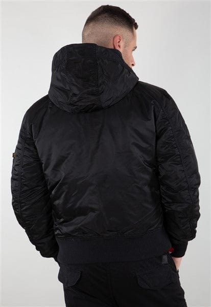 ALPHA HOODED PUFFER FD REV. JACKET