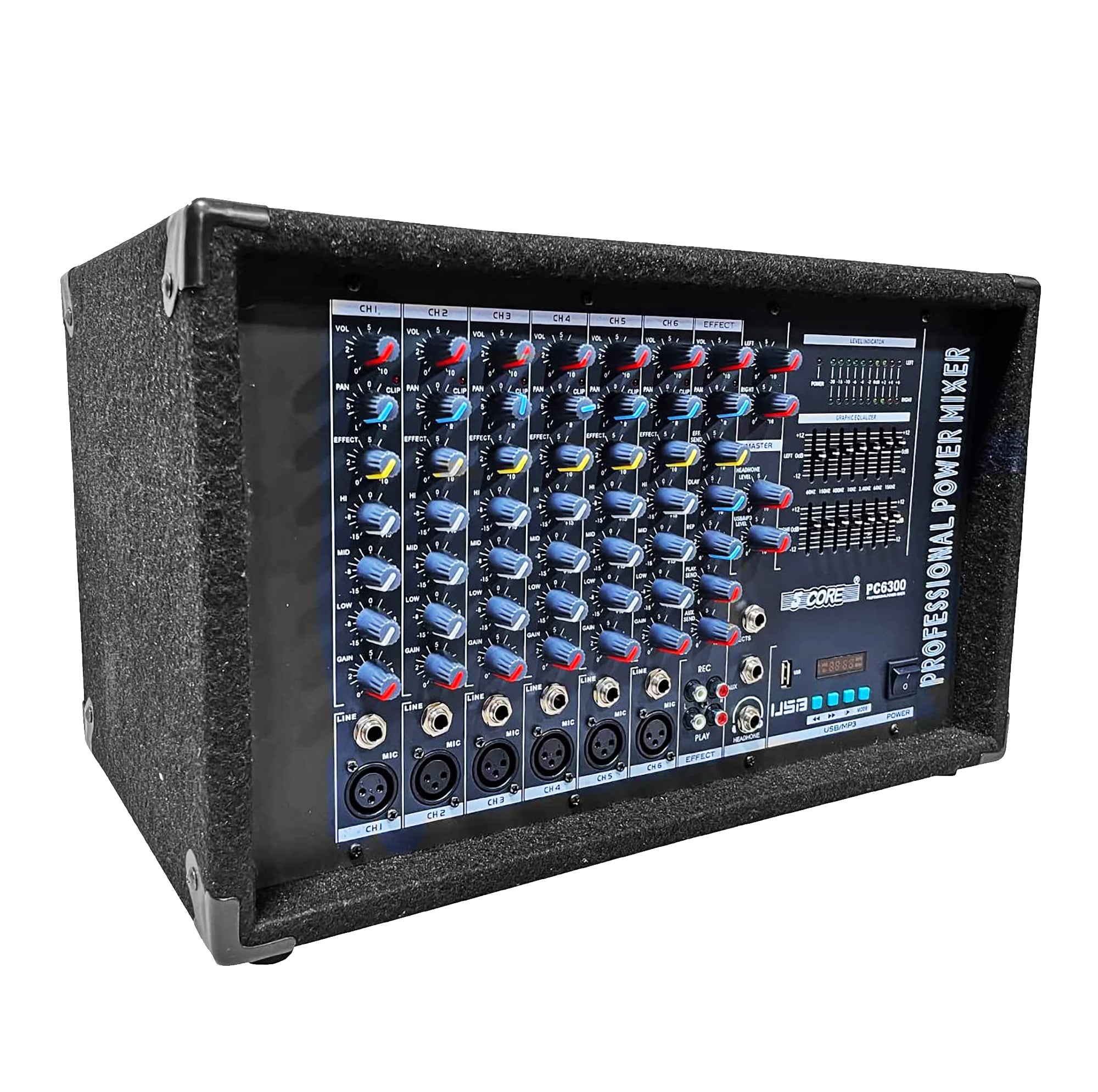 5 Core India Made 6 Channel Compact Studio Mixer with BuiltIn Effects
