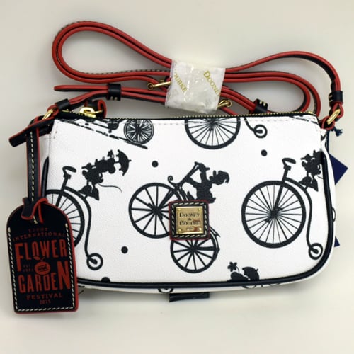 Disney Dooney and Bourke Bag - Flower and Garden Bicycles - Lexi Crossbody