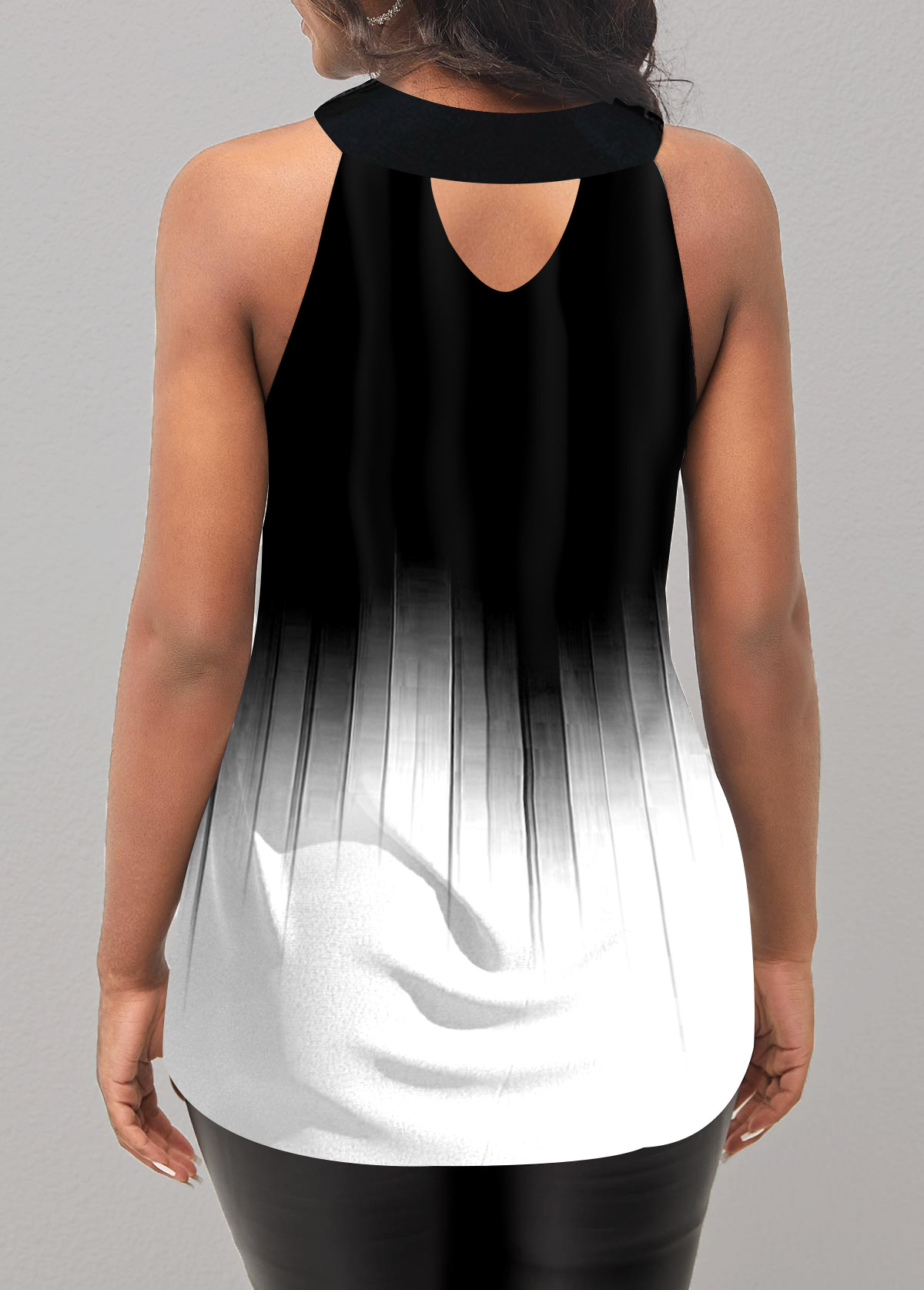Pre-Order! Red Ombre Cross Front Tank Top