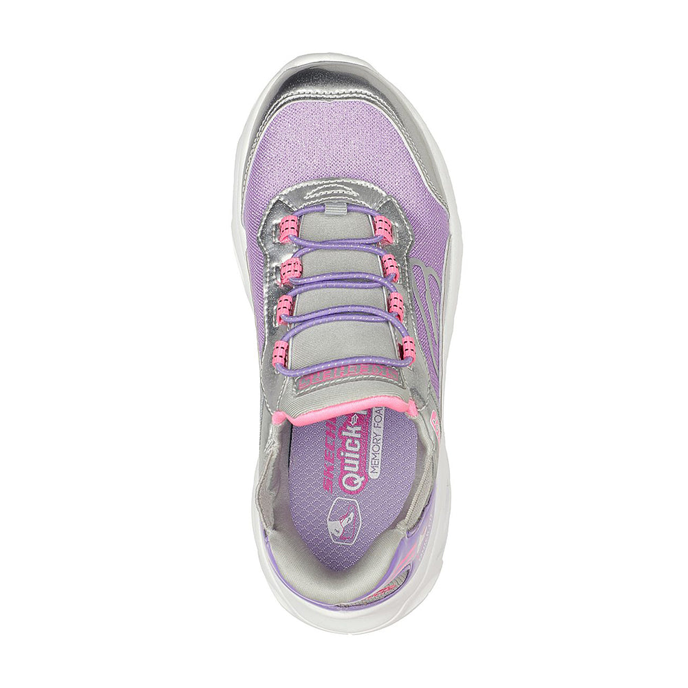 Skechers Girls Flex Glide Shoes - 302221L-GYLV