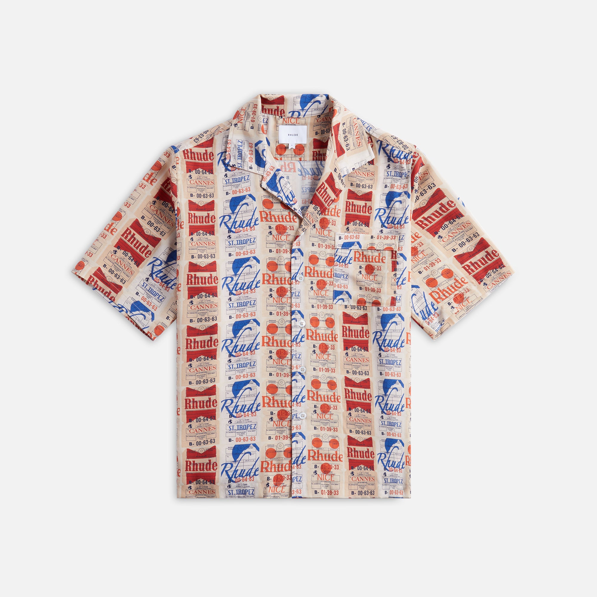 Rhude Voyage De Rhude Silk Shirt - Multi