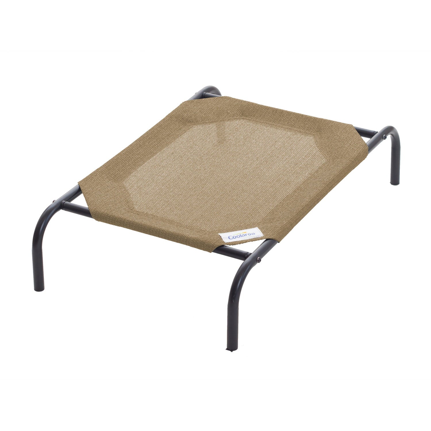 The Original Coolaroo Elevated Pet Dog Bed for Indoors and Outdoors， Small， Nutmeg