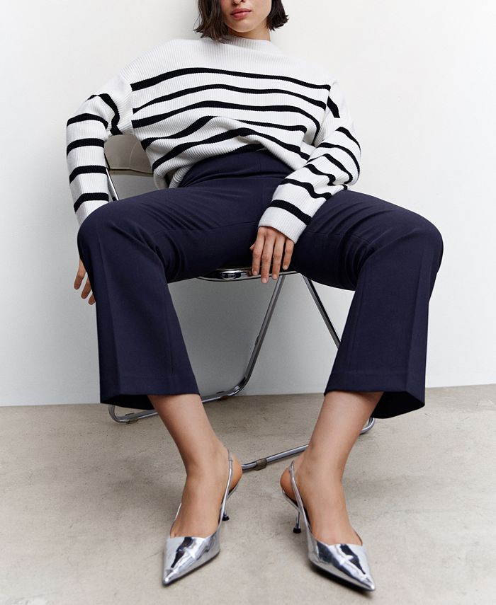 Women's Straight-Cut Crop Pants