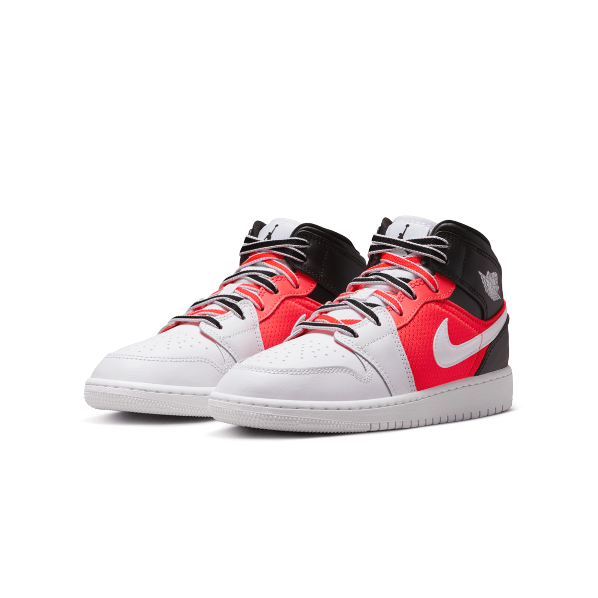 Kid’s Air Jordan 1 Mid SE 'White Black Infrared'