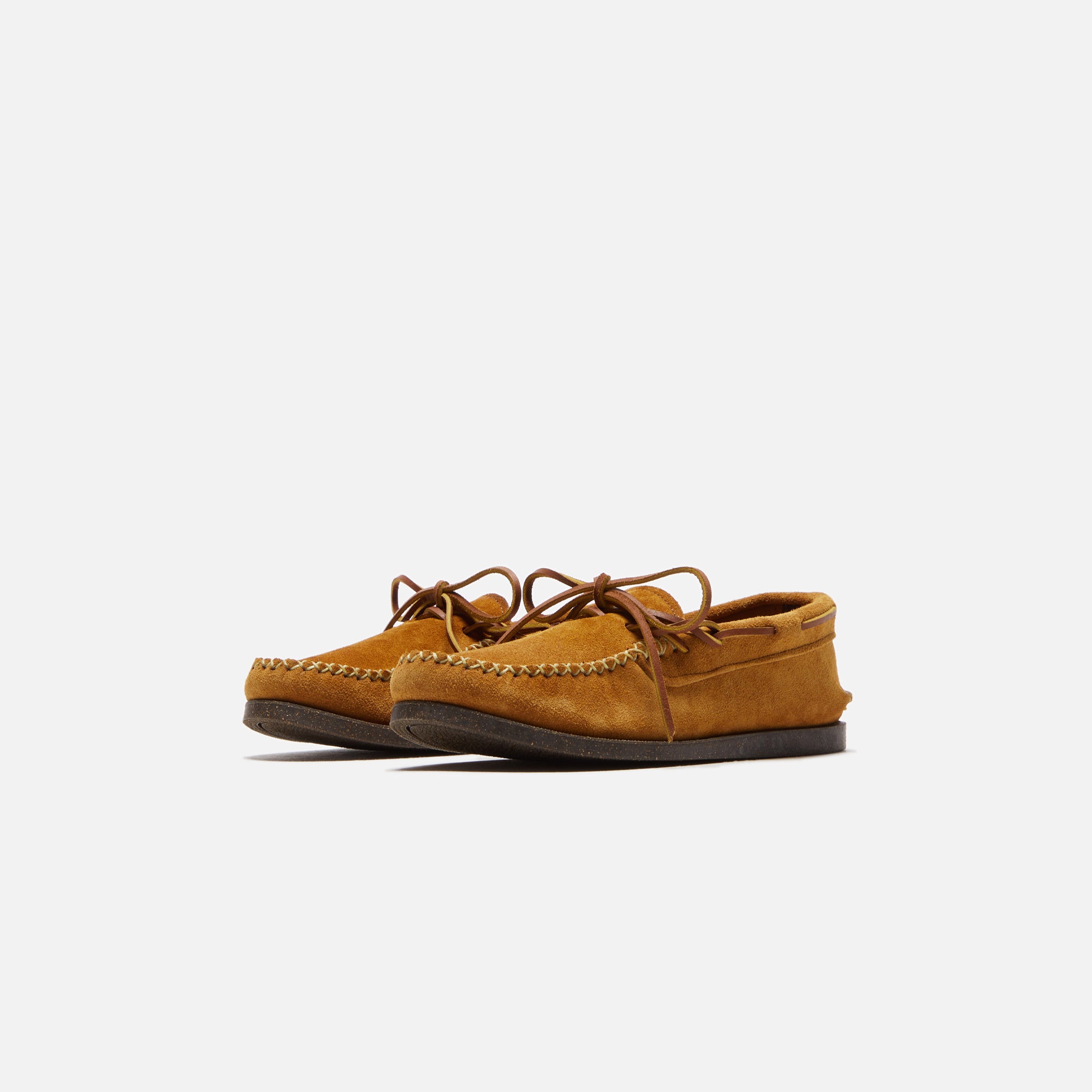 Yuketen Canoe Moc with Camp Sole - Brown