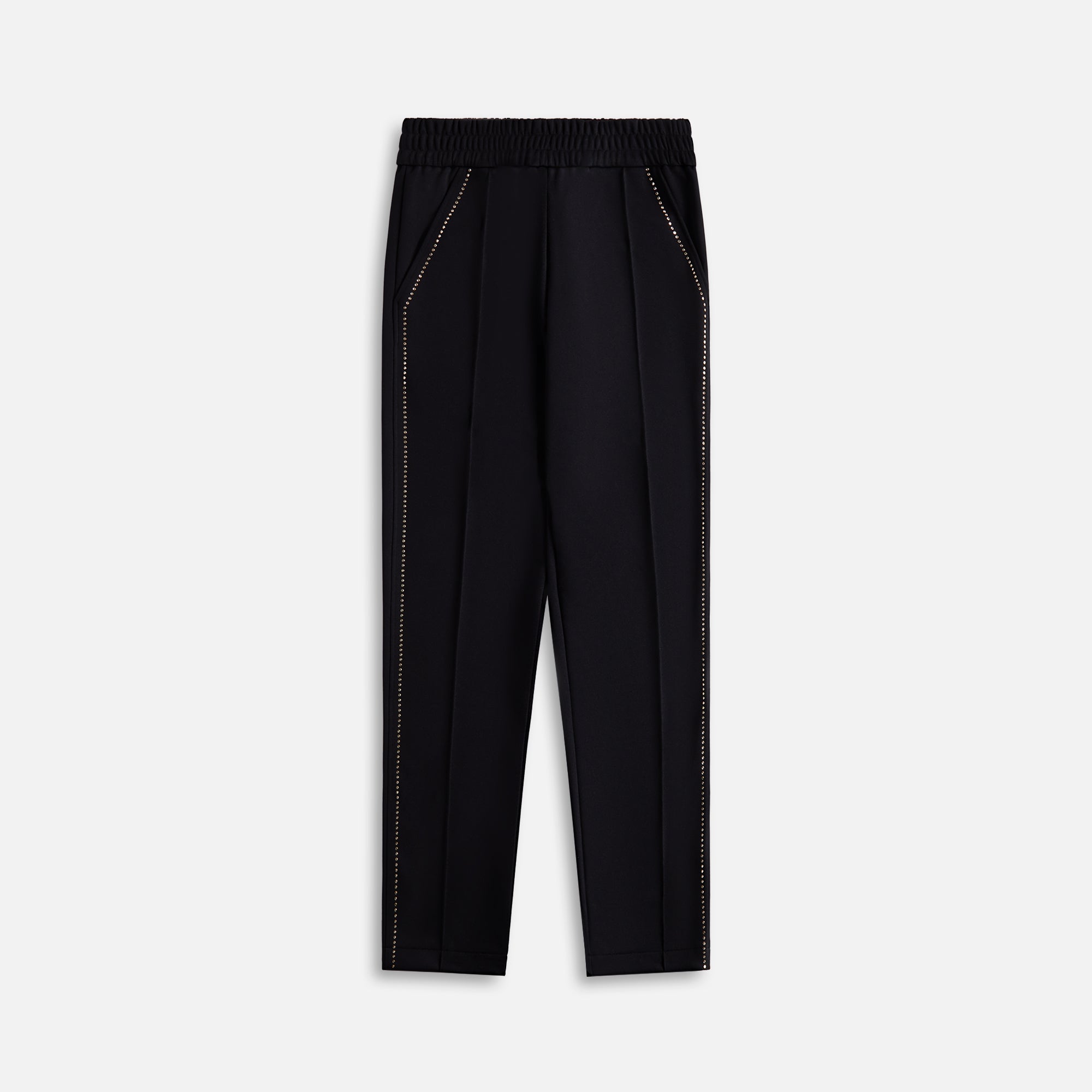 Palm Angels Monogram Stud Track Pants - Black Silver