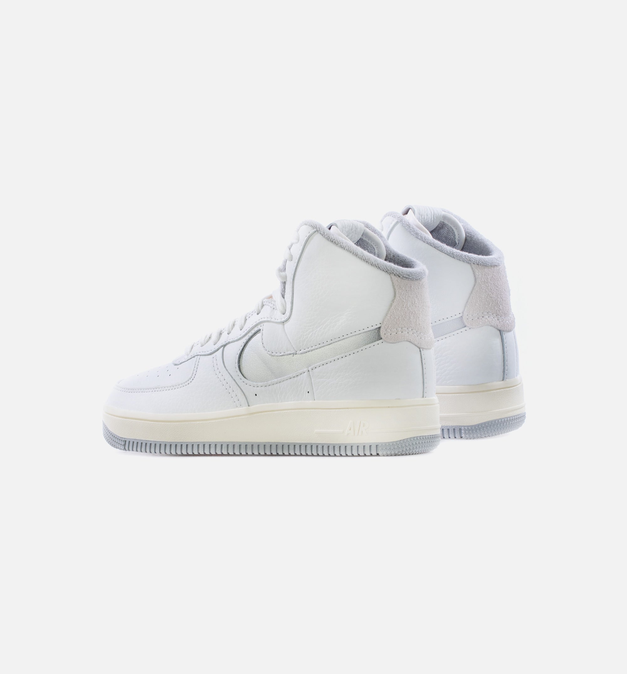 Air Force 1 High Sculpt Silver Womens Lifestyle Shoe - White/Silver