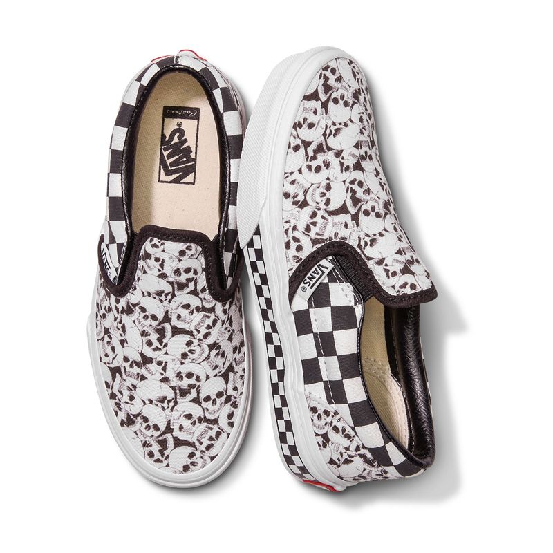 Customs Kids Skulls Slip-On