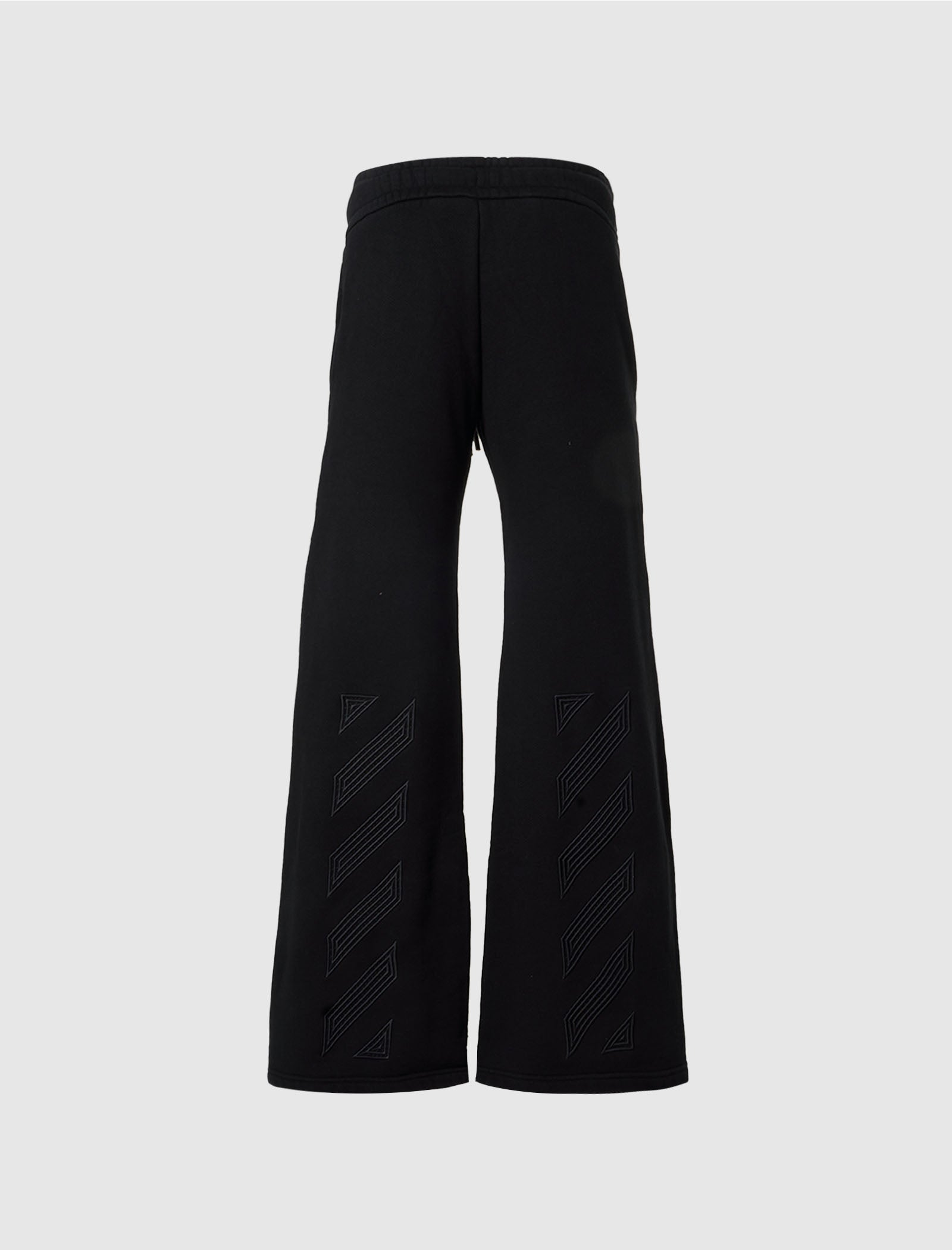 WOMEN'S DIAGONAL EMBROIDERED SWEATPANT