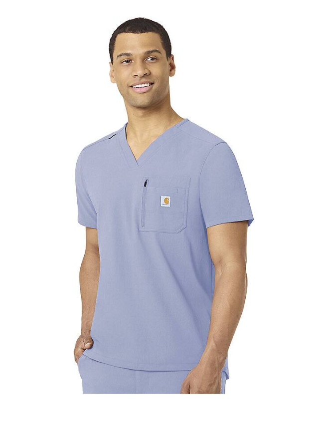 Carhartt Men's Rugged Flex® Modern-Fit Tuck-In Scrub Top