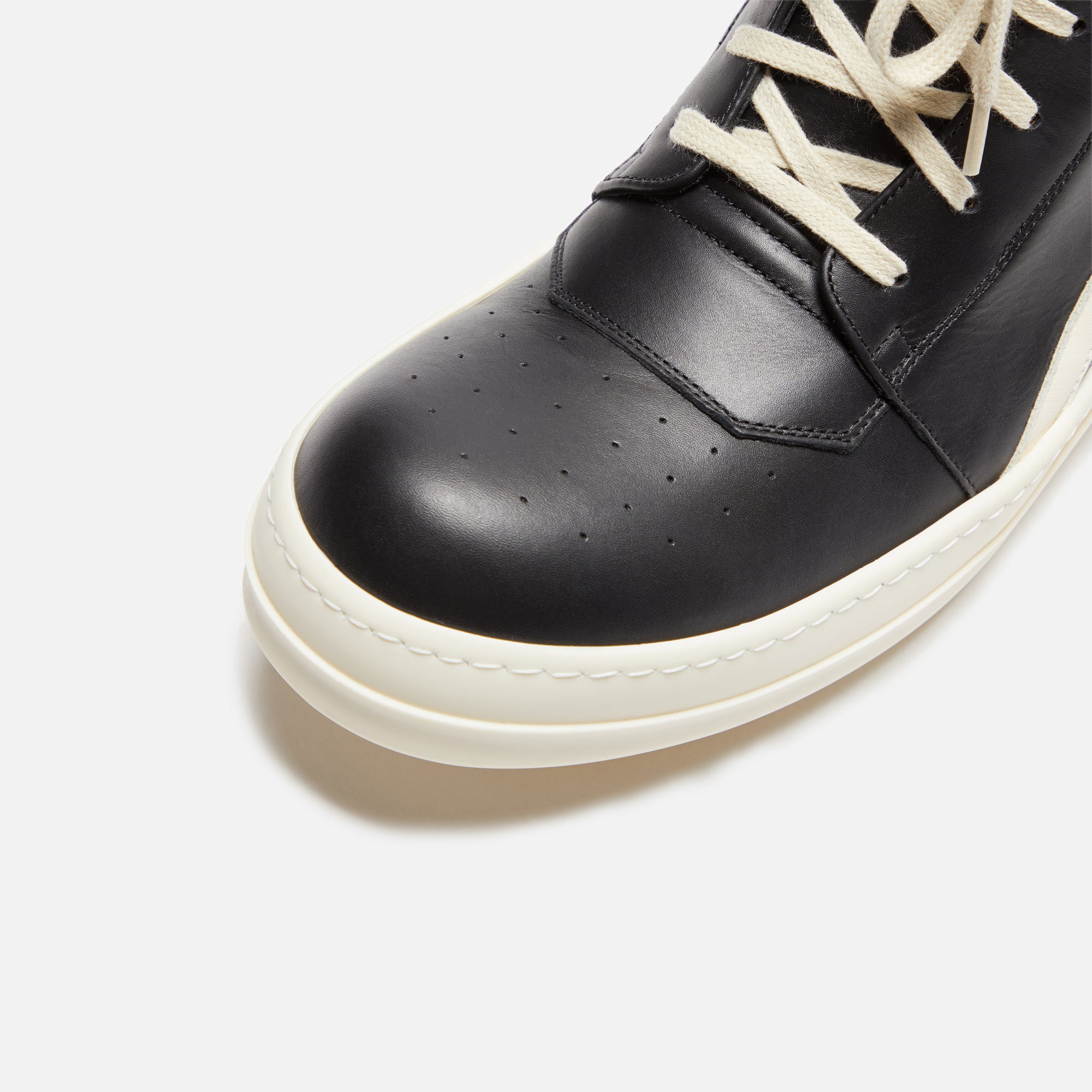 Rick Owens Geobasket - Black / Milk / Milk