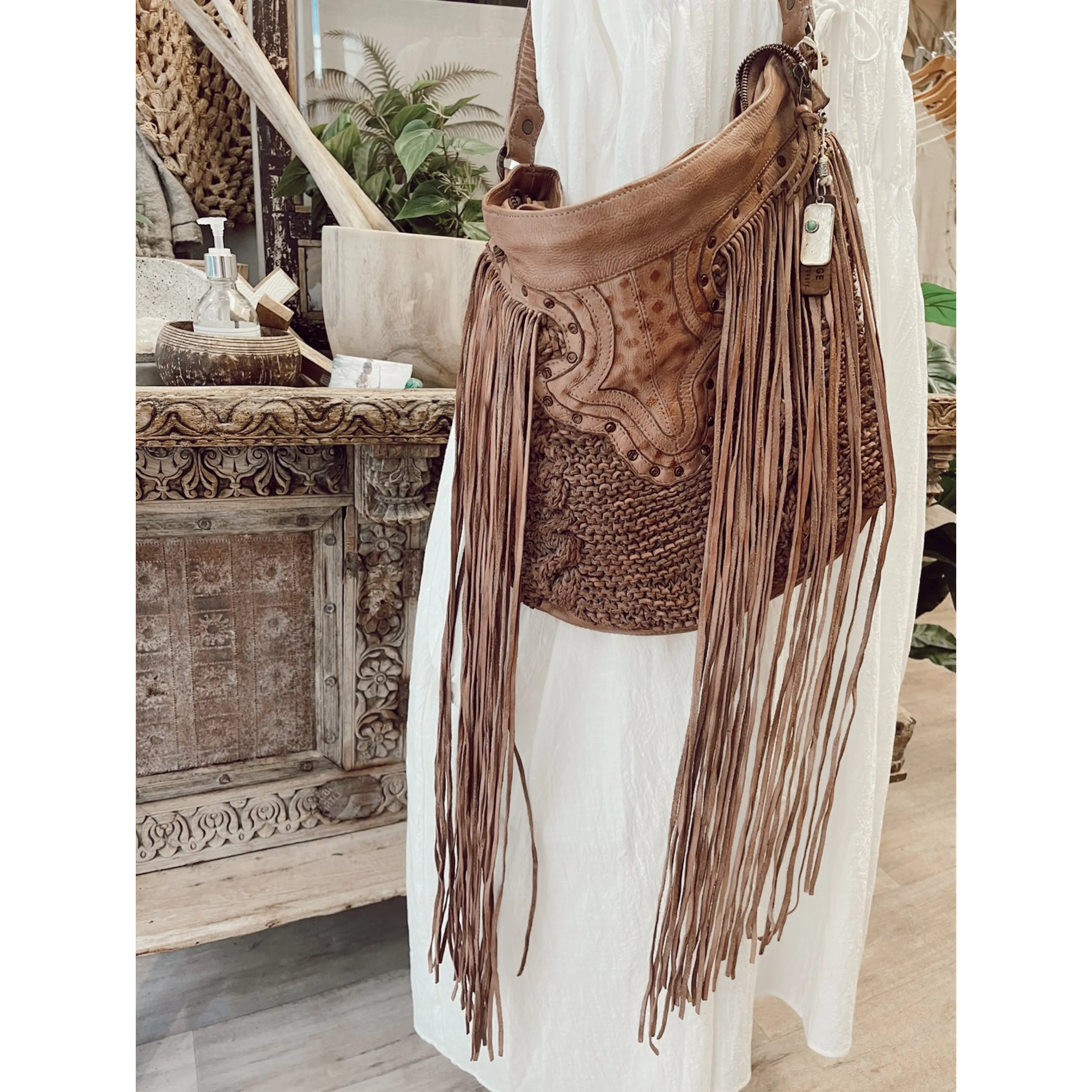 Maple Hobo Bag - Sand