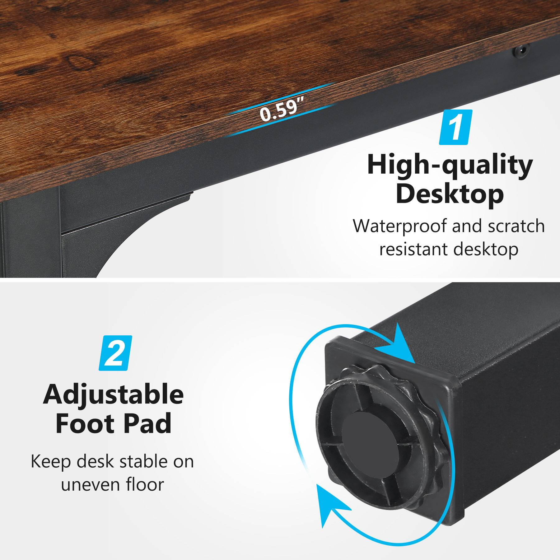 Rectangle Executive Desk, 78.7