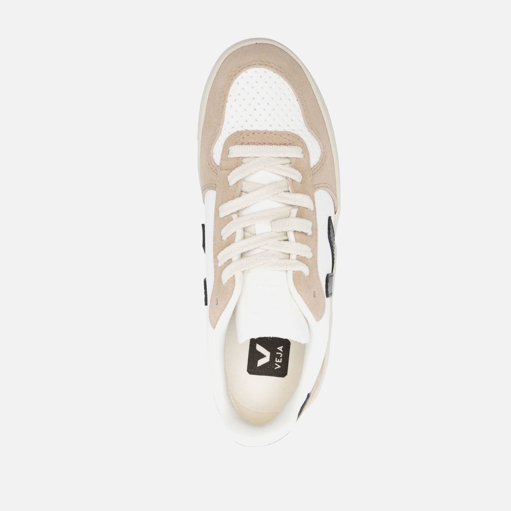 Veja V-10 - Extra White / Black Sahara