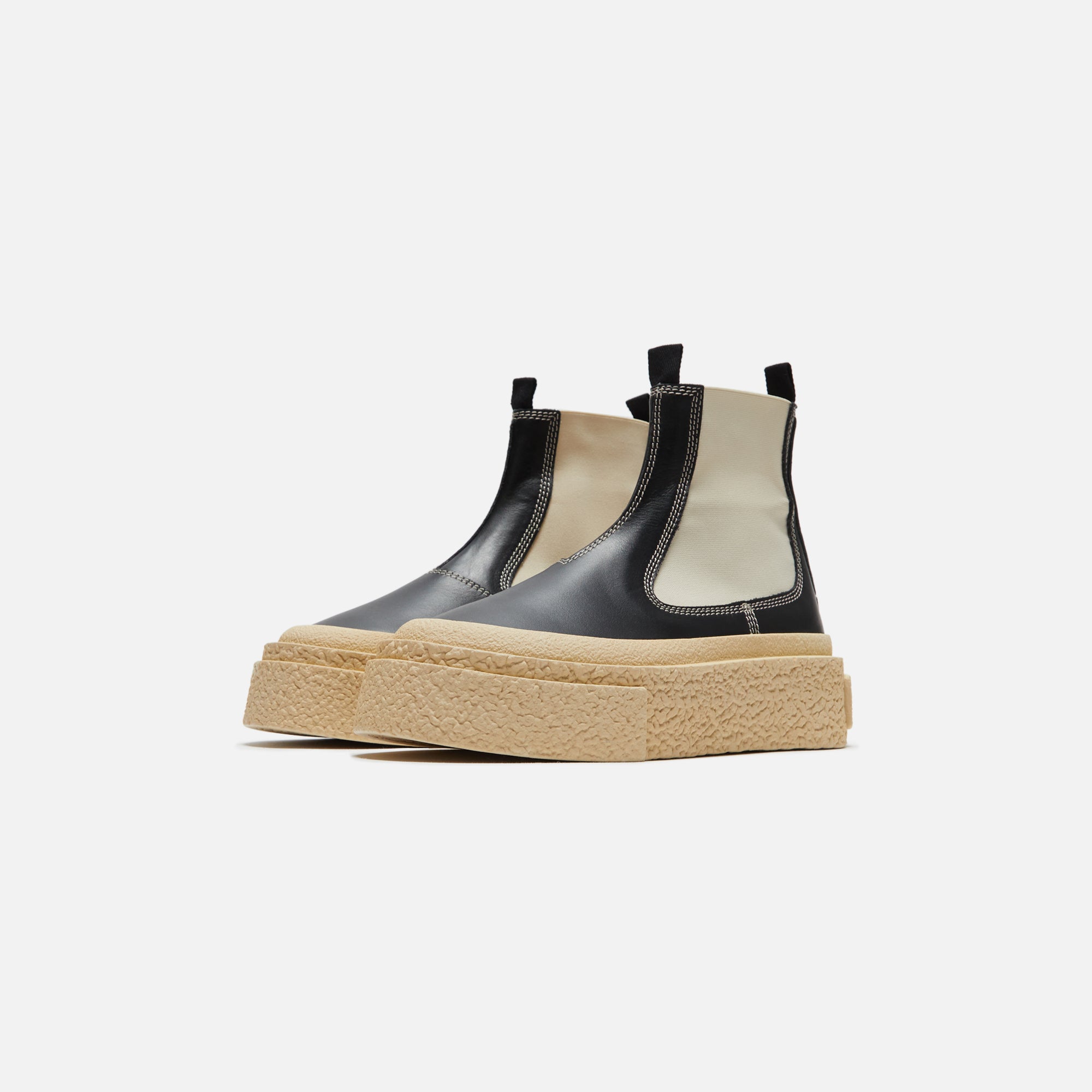 MM6 Maison Margiela WMNS Ankle Boot - Black / Vanilla