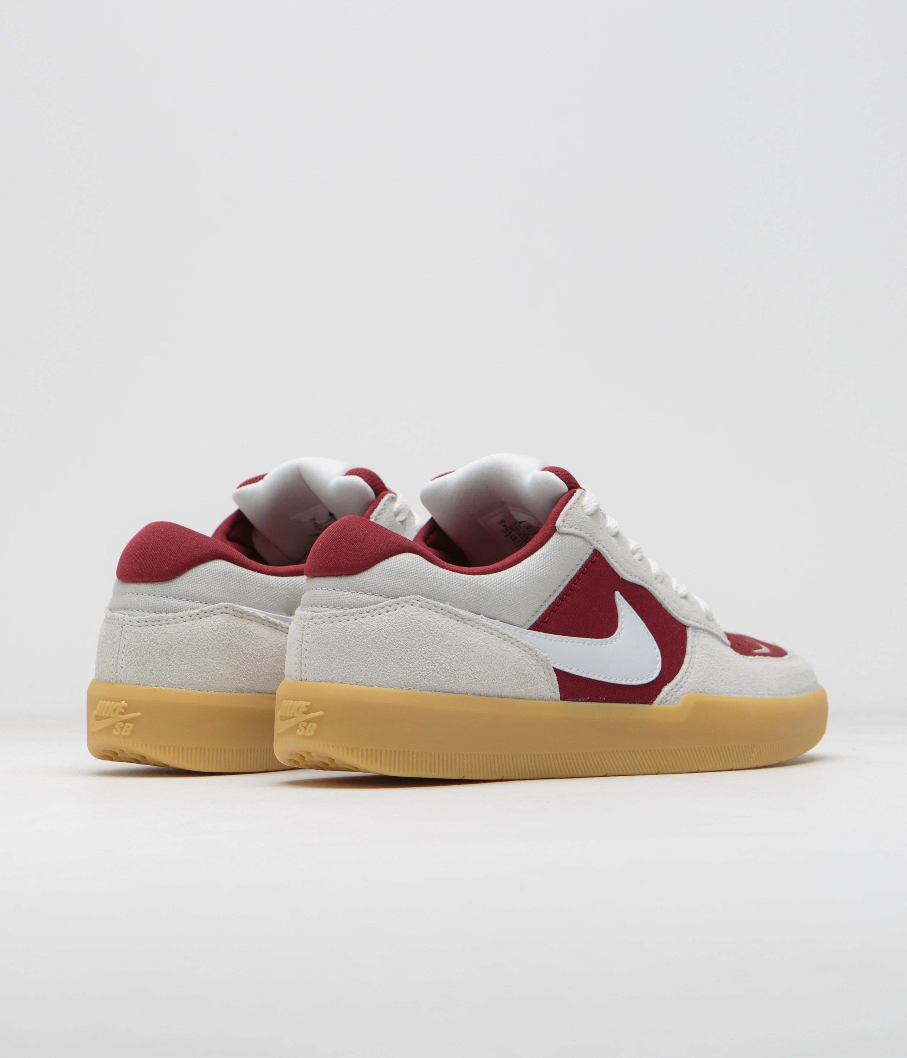 Nike SB Force 58 Shoes - Team Red / White - Summit White