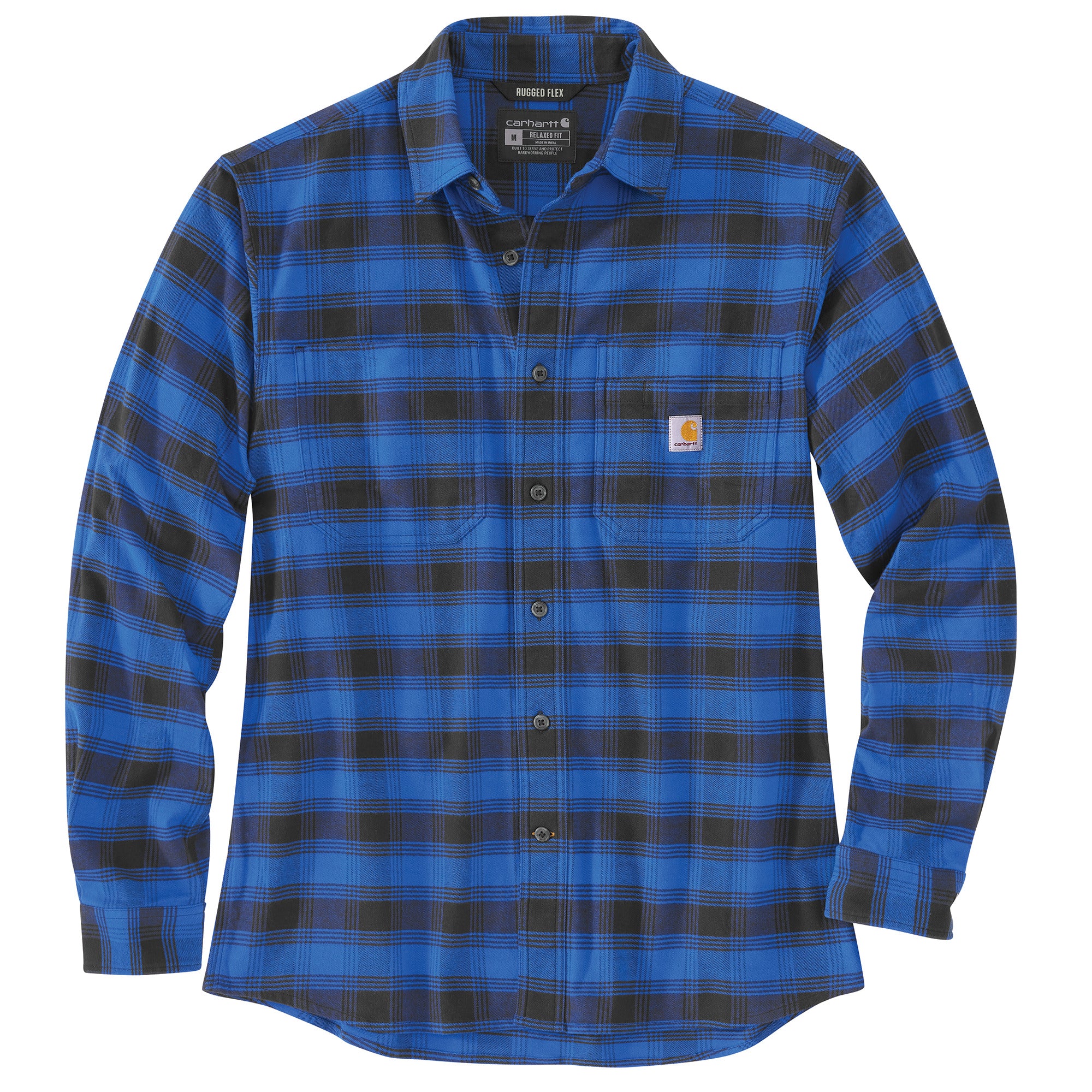 Carhartt Men's Rugged Flex® Button-Up Long Sleeve Flannel Shirt